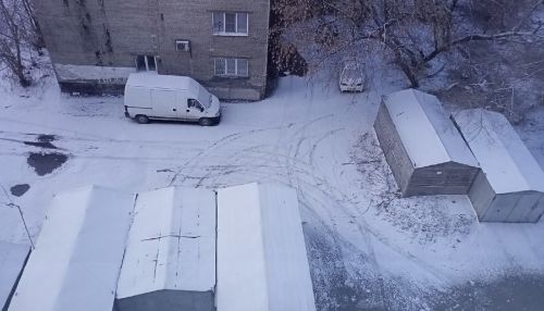 Сильная метель обрушилась на Алтайский край 21 апреля