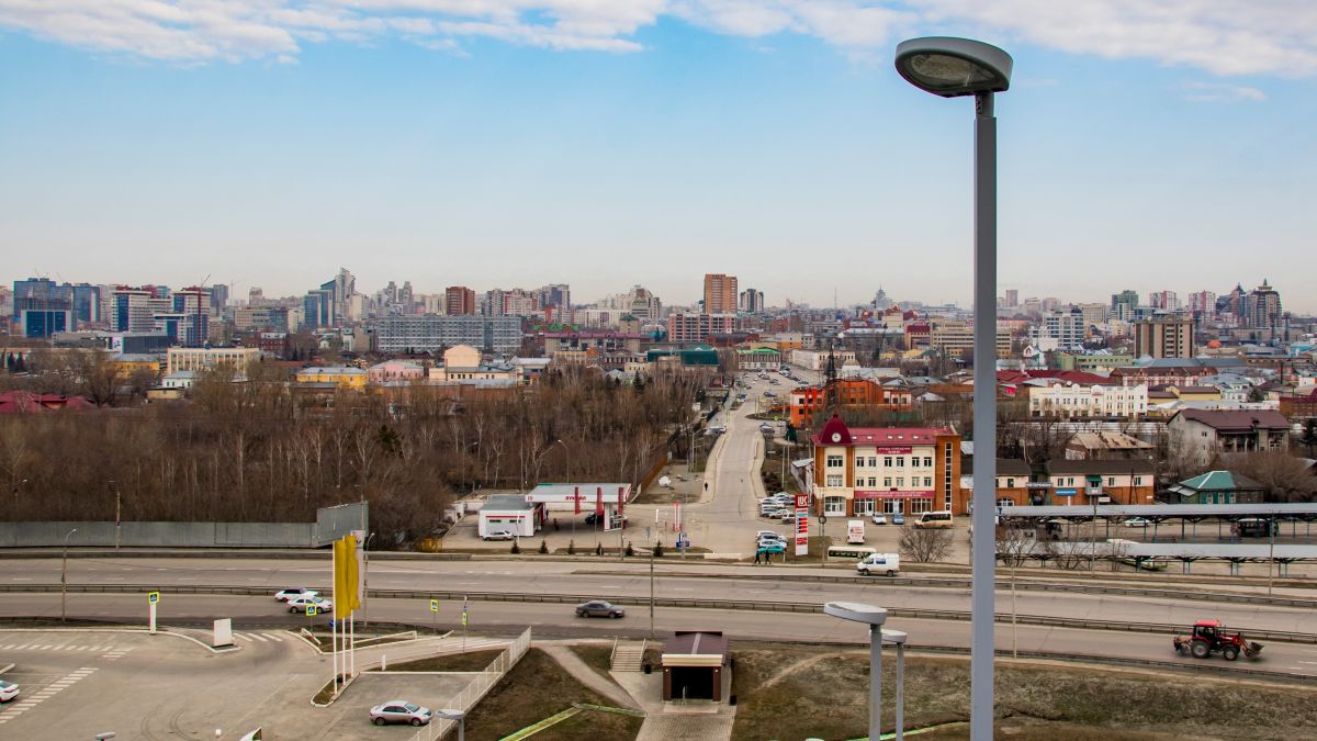 Барнаул. Вид на город.