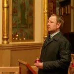 Томенко принял участие в Пасхальной службе в бийском соборе