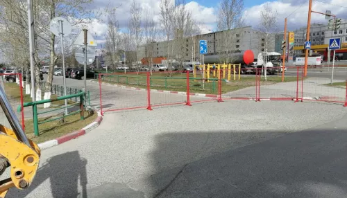 На перекрытом возле новой Ленты участке поменяли схему движения