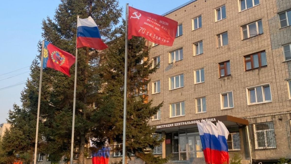 Знамя Победы в Барнауле