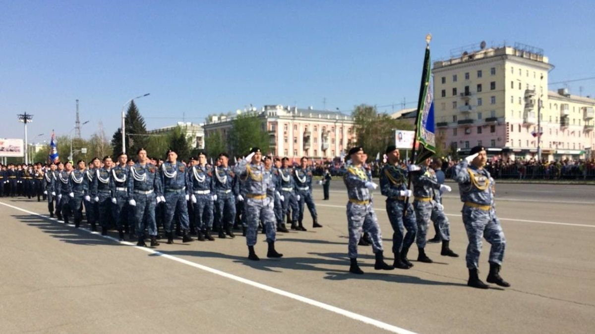 Парад Победы 9 Мая 20212 года в Барнауле