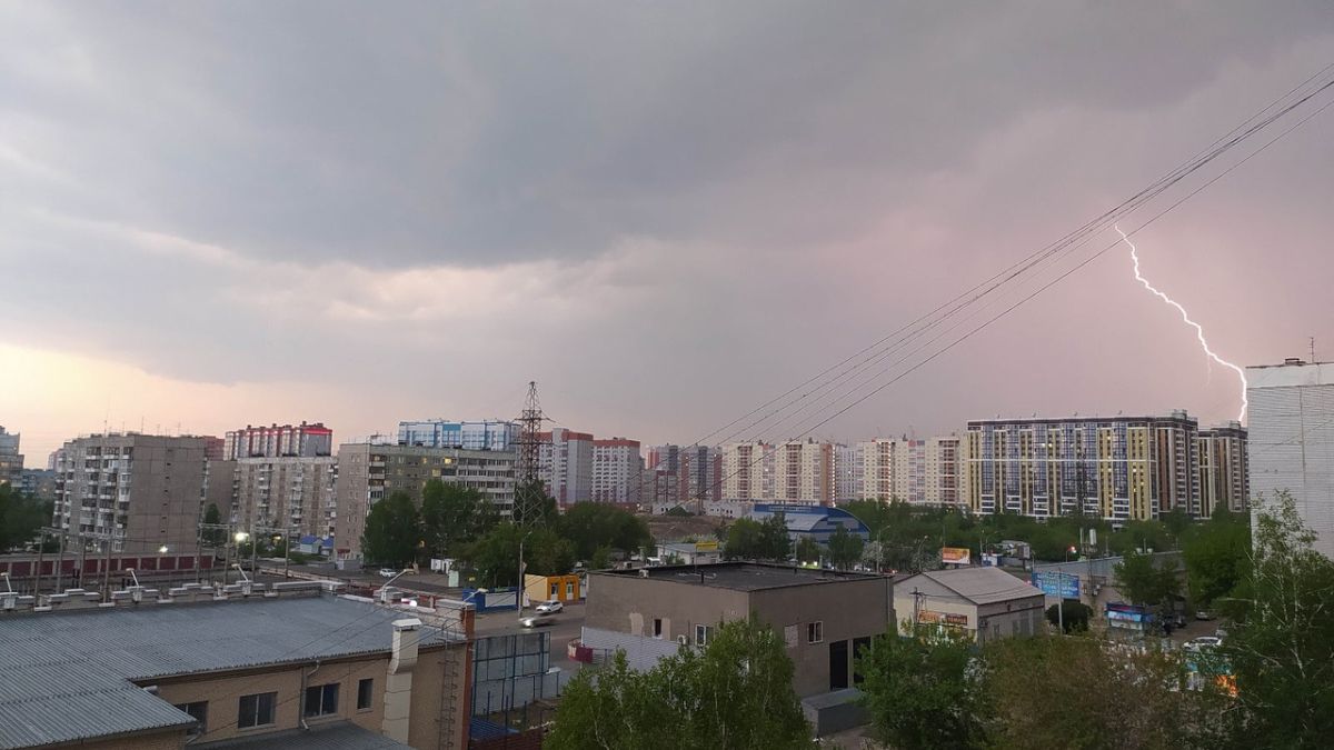 Гроза в Барнауле