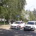 В Барнауле учебный автомобиль сбил ребенка на зебре