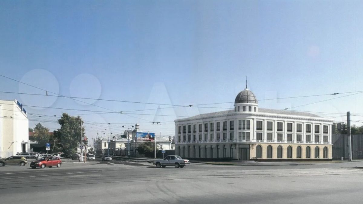 Эскиз здания на ул. Ползунова, 43
