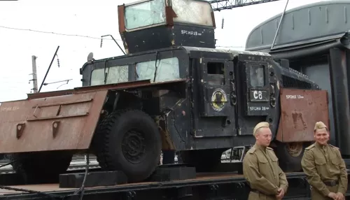 В Барнаул прибыл уникальный передвижной музей Поезд Победы