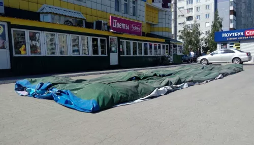 В Барнауле резко сократилось количество уличных батутов