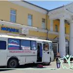 Мобильный пункт вакцинации от COVID-19 в Барнауле переехал к Марии-Ра