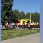 В Барнауле ребенок получил травмы, провалившись в дыру в фонтане