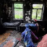 СК назвал вероятную причину пожара с гибелью трех детей на Алтае