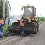 В барнаульском поселке Авиатор начали ремонтировать центральную дорогу
