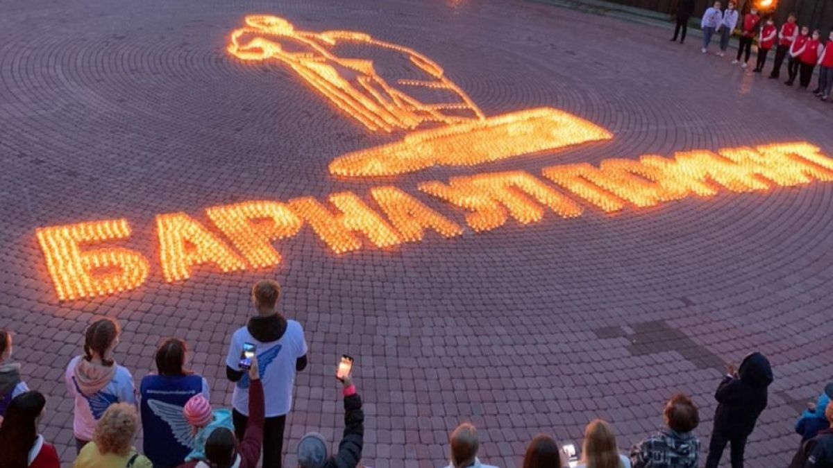 Акция "Свеча памяти". Барнаул. 22 июня 2021 год