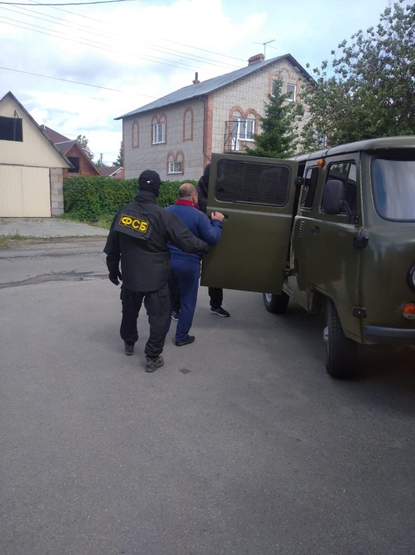 Задержание подозреваемого Фото:УФСБ по Алтайскому краю