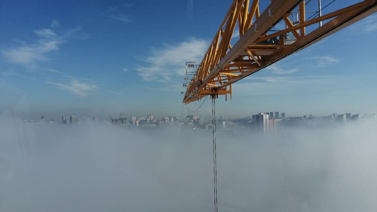 Туман в Новосибирске